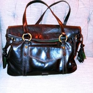 Dooney & Bourke - Large Black Leather Bag
